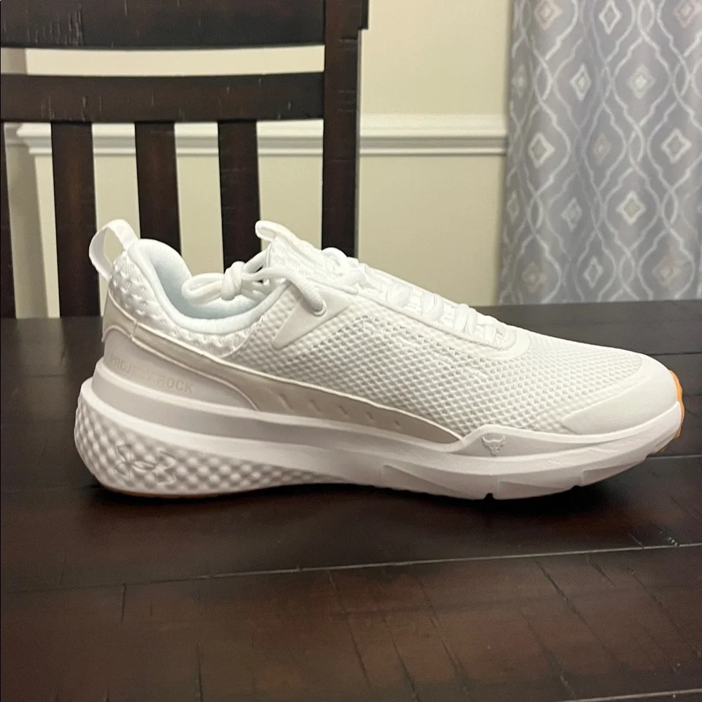 Under Armour The Rock Project Rock BSR 5 Shoes Sneakers new white Mens Size 10